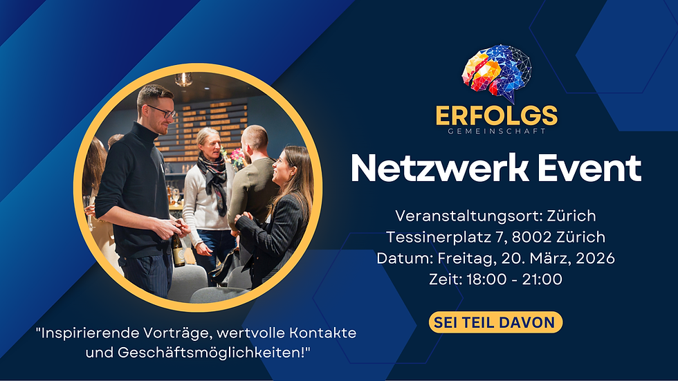 Unternehmer Netzwerk-Event in Zürich