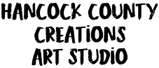 Hancock County Creations Art Studio Logo