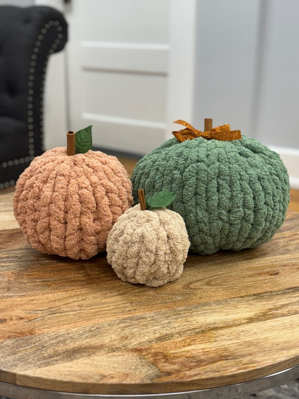 Chunky Knit Pumpkins