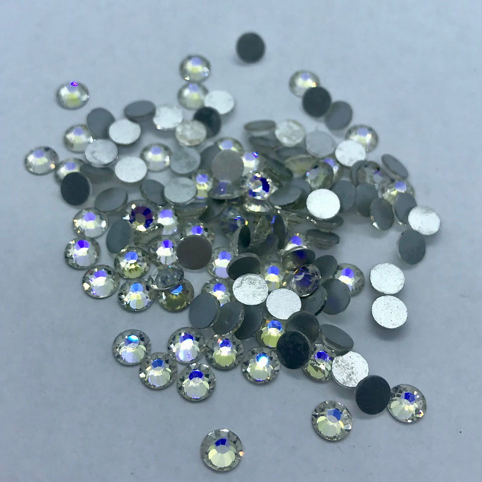 Thumbnail: Flat back non hot-fix rhinestones Crystal Moon Light