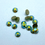 Thumbnail: Flat back non hot-fix rhinestones cut 2088 SS20 Light peridot AB