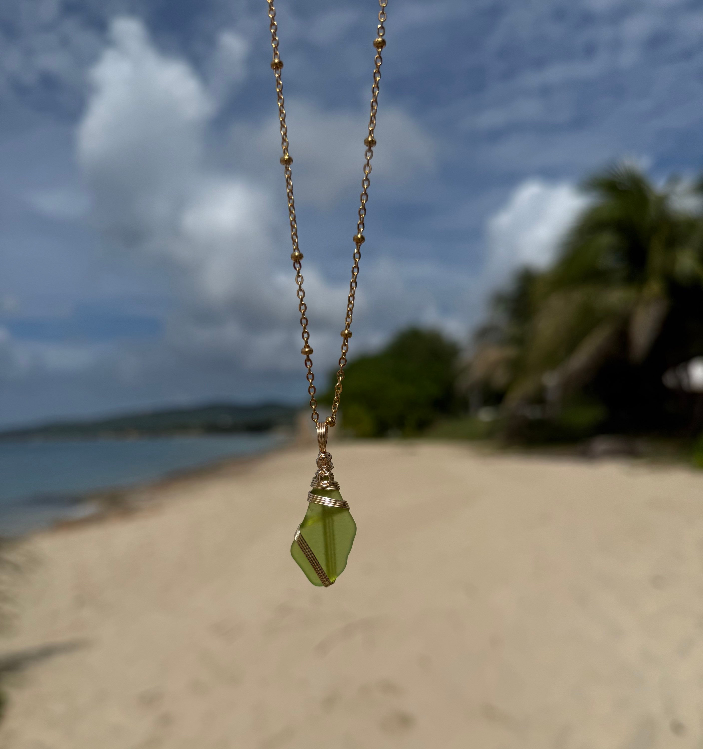 Lime Green Sea Glads