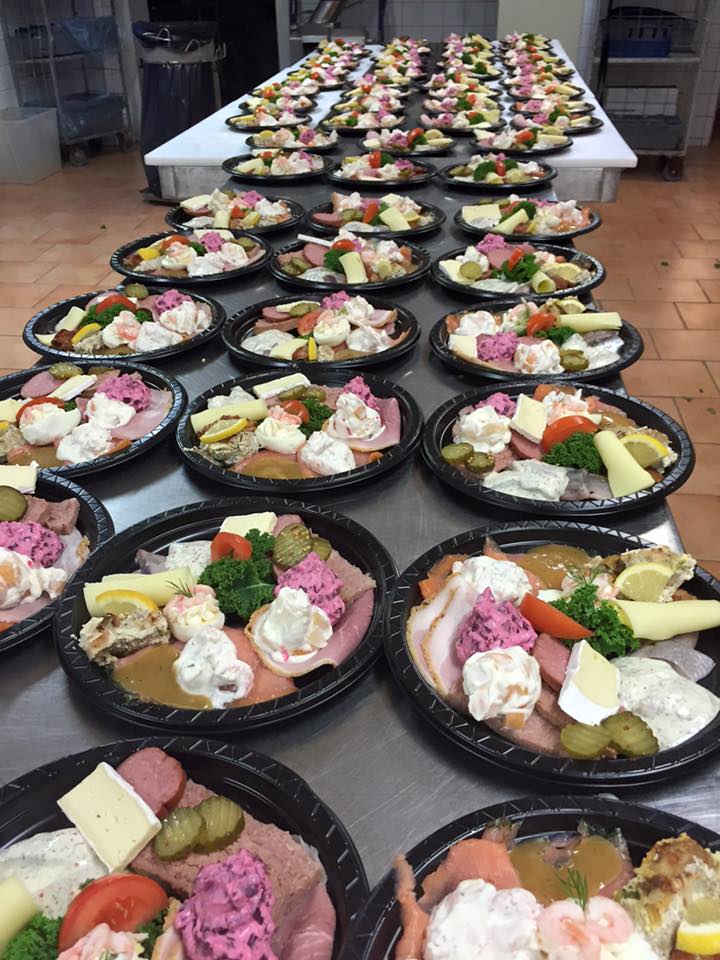 Arranged Food and Objects