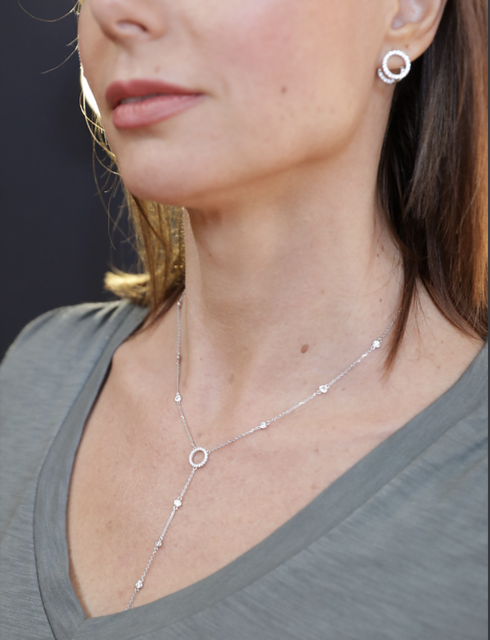 Lovely Lariat Set / white