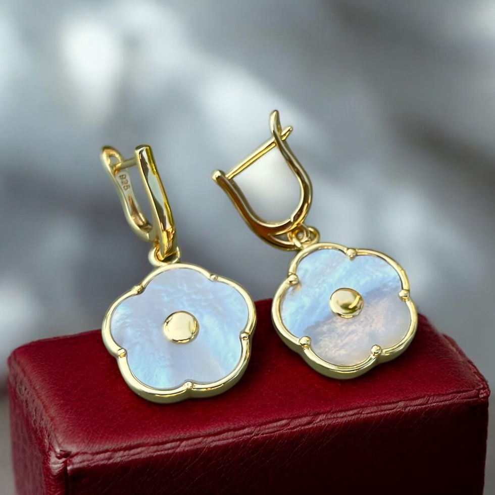 ELEGANT MOTHER-OF-PEARL EARRINGS (1)