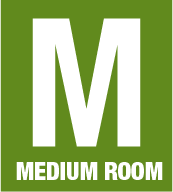 Medium Room Badge in Green