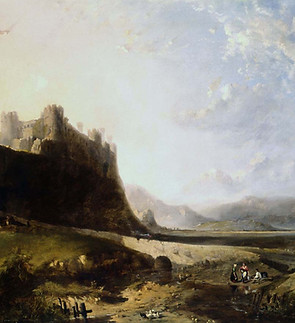 Castle Landscape Painting