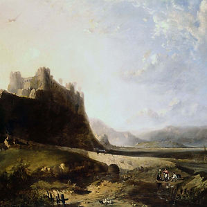Castle Landscape Painting