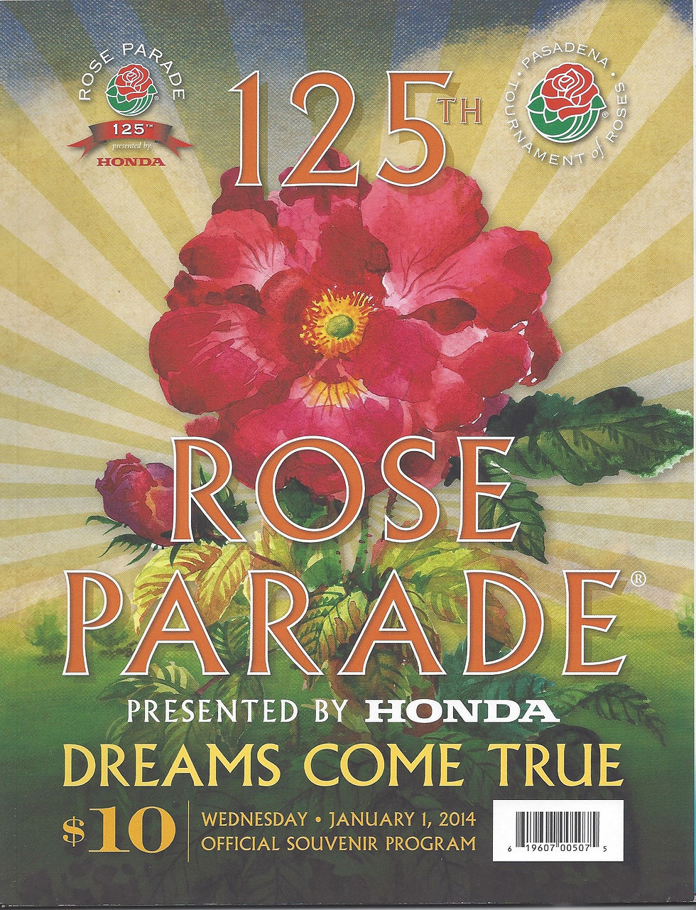 2014 Rose Bowl Tournament of Roses Guide