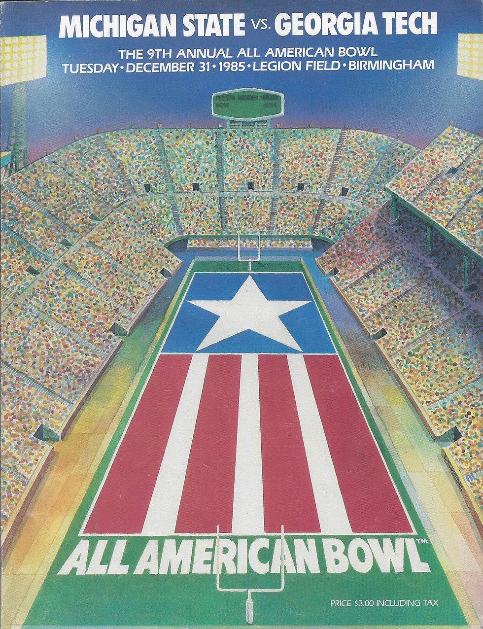 1985 All American Bowl-Georgia Tech