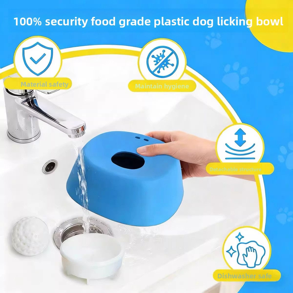 Dog Slow Feeder Lick Bowl - image 1
