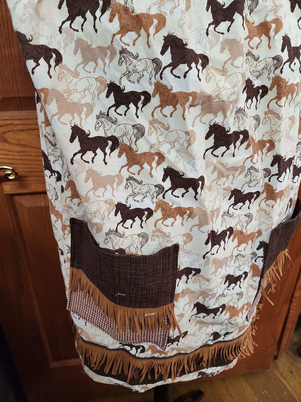 Thumbnail: Buy A Dress Give A Dress- Horse Print