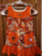 Thumbnail: Buy A Dress Give A Dress- Orange Waves Dresses