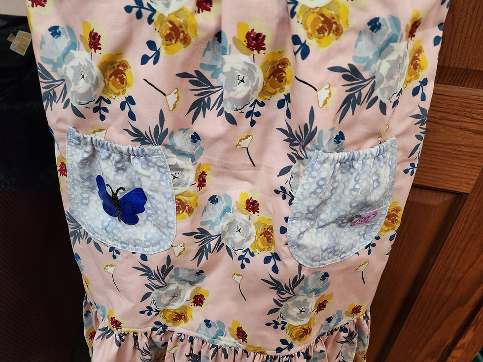 Thumbnail: Buy A Dress Give A Dress- Pink, Blue, and Yellow Floral