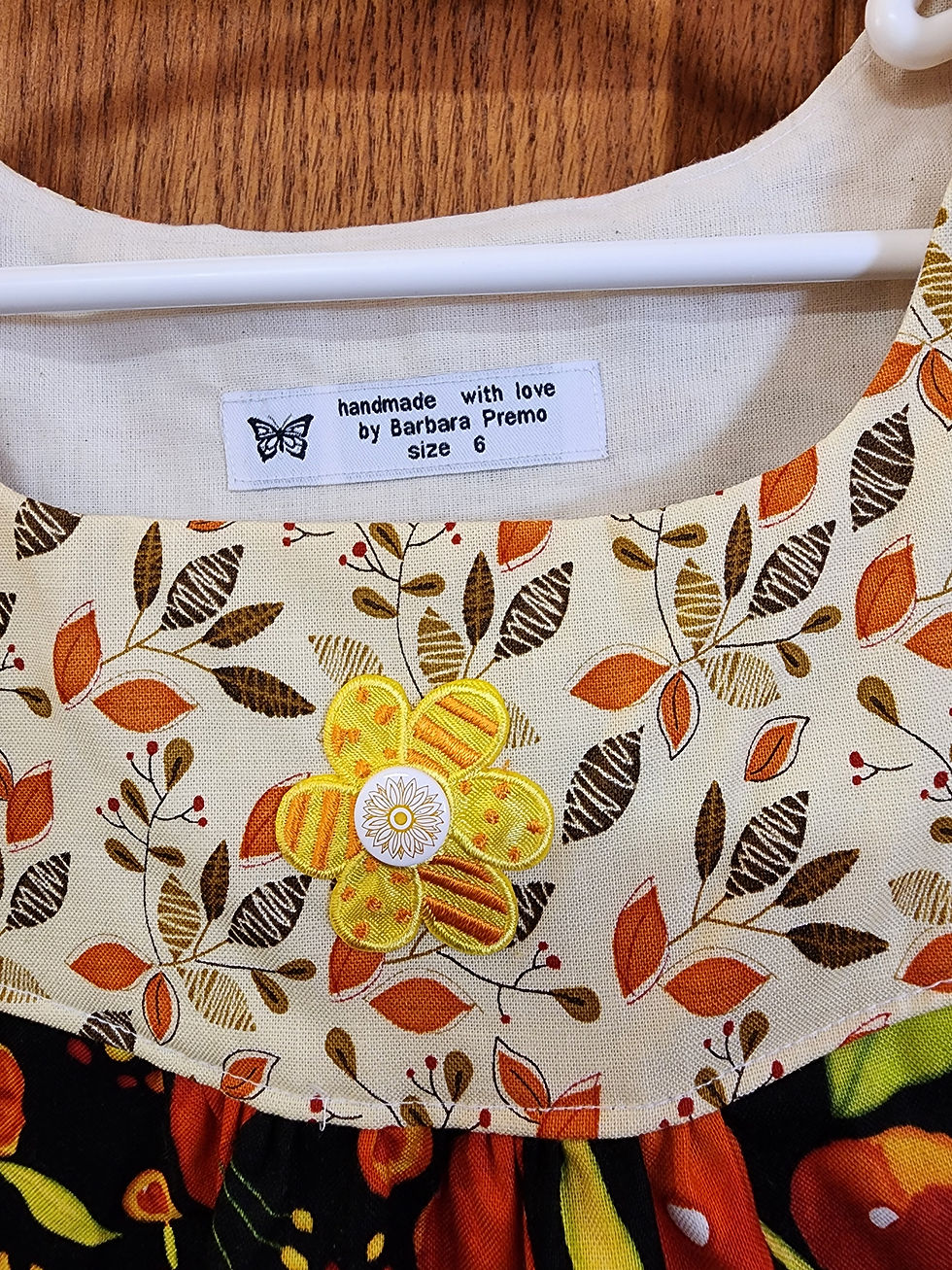 Thumbnail: Buy A Dress Give A Dress- Fall Leaves/Ladybug