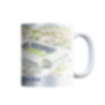 Preston North End, Deepdale Stadium Mug - 11oz white