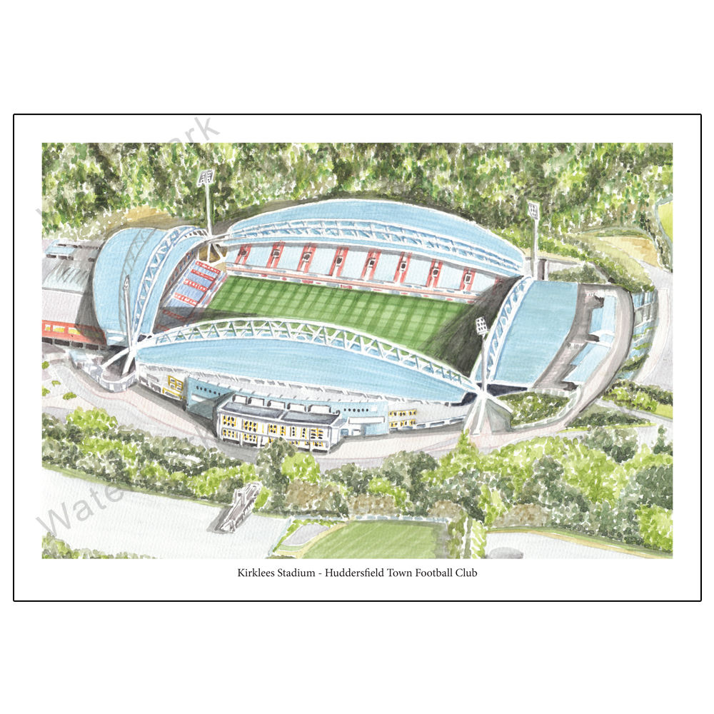 Huddersfield Town Football Club - Kirklees Stadium, Print A4 or A3