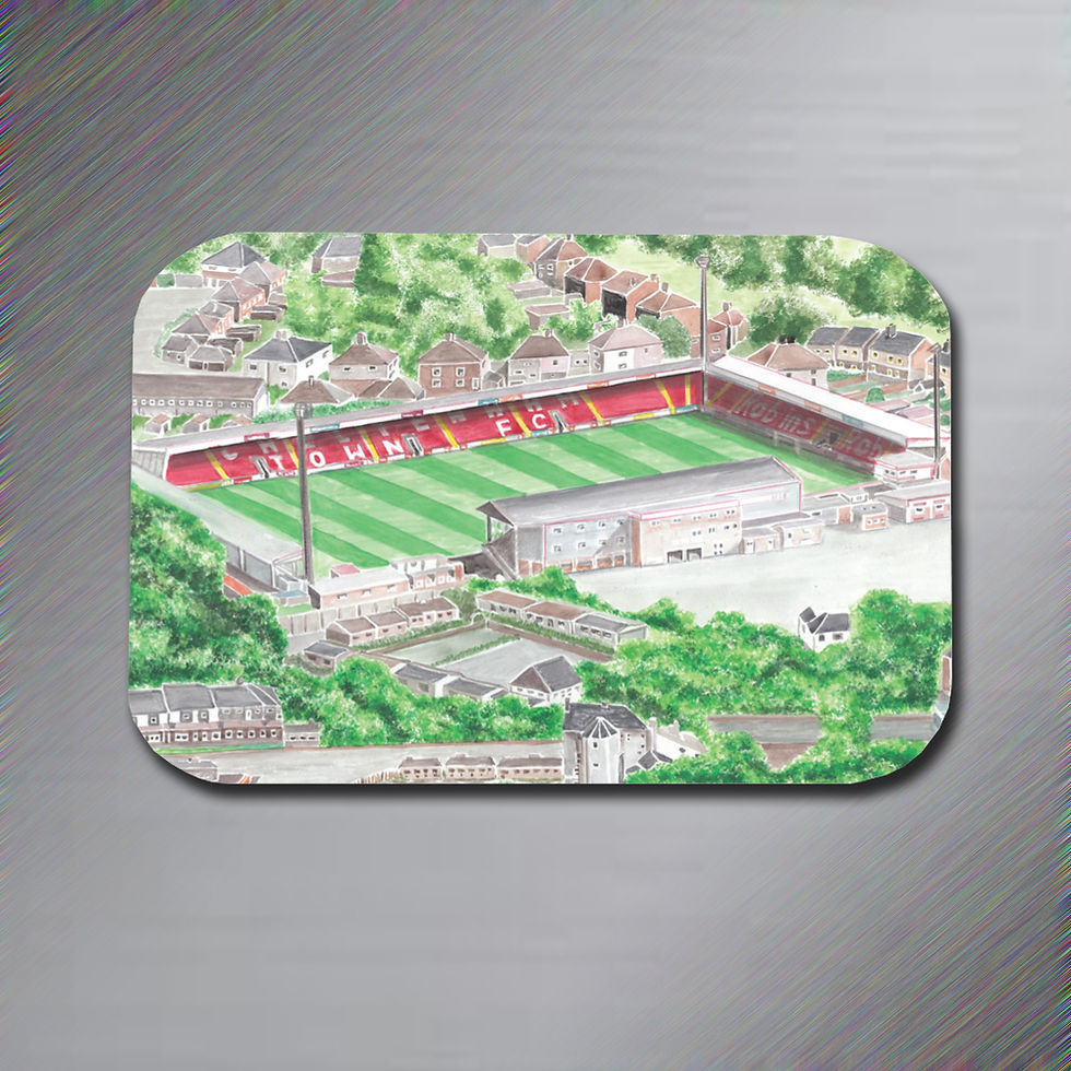 Cheltenham Town - Whaddon Road - Fridge Magnet