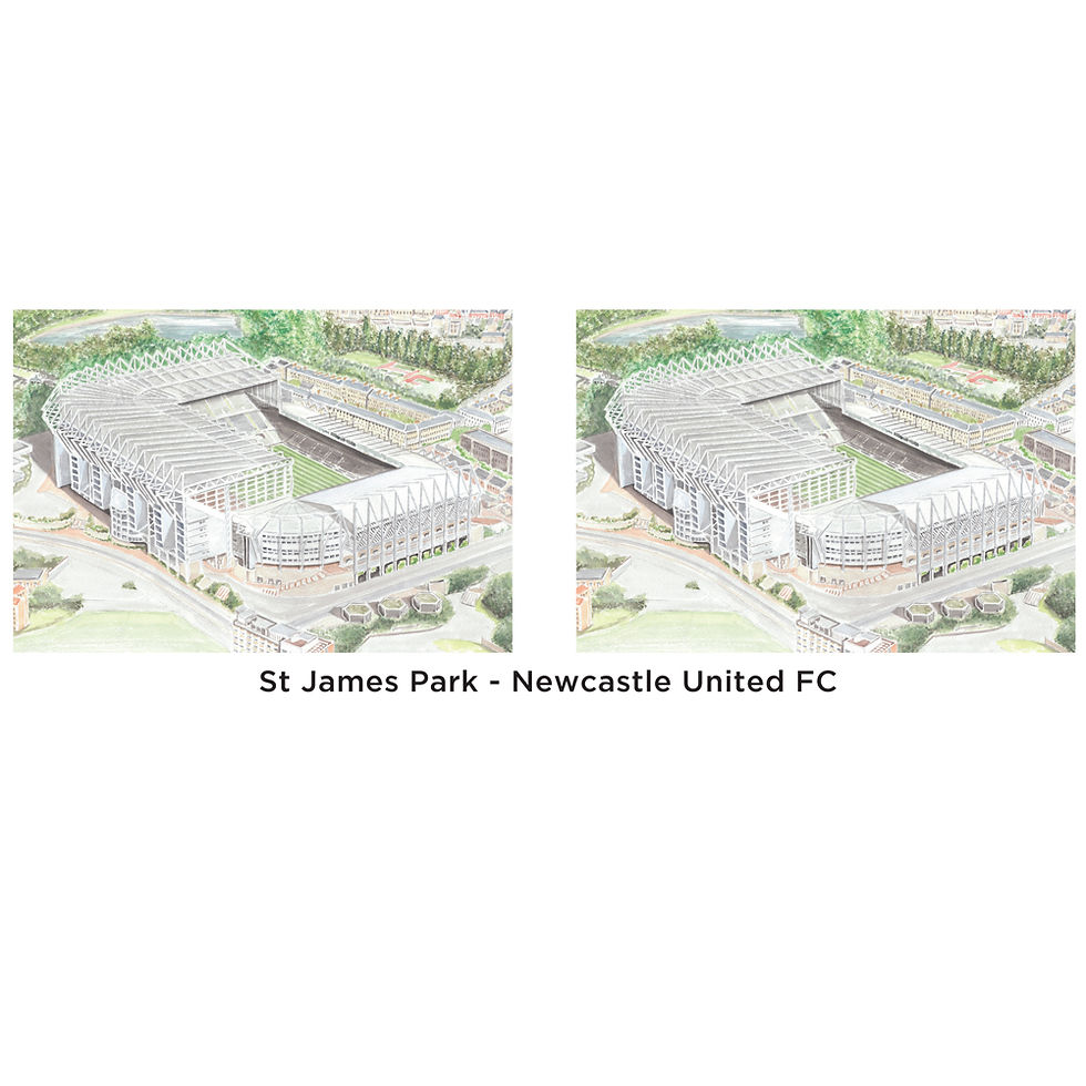 Thumbnail: Newcastle United, St James Park Mug - 11oz white