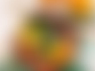 Roast squash with edible flowers