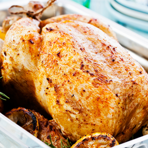 Spicy Roast Chicken with Adjika Salt and Squash