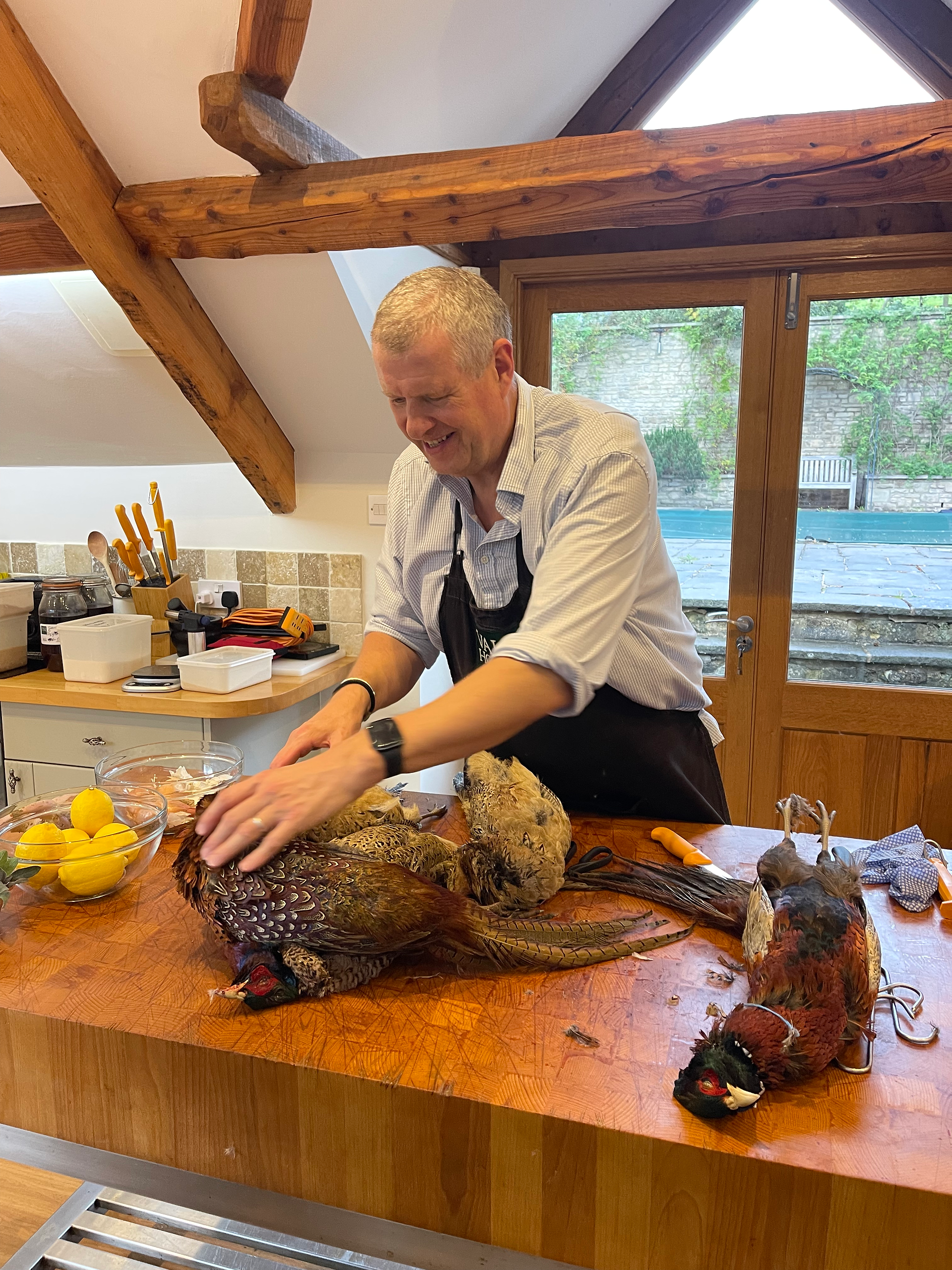 Pheasant butchery 