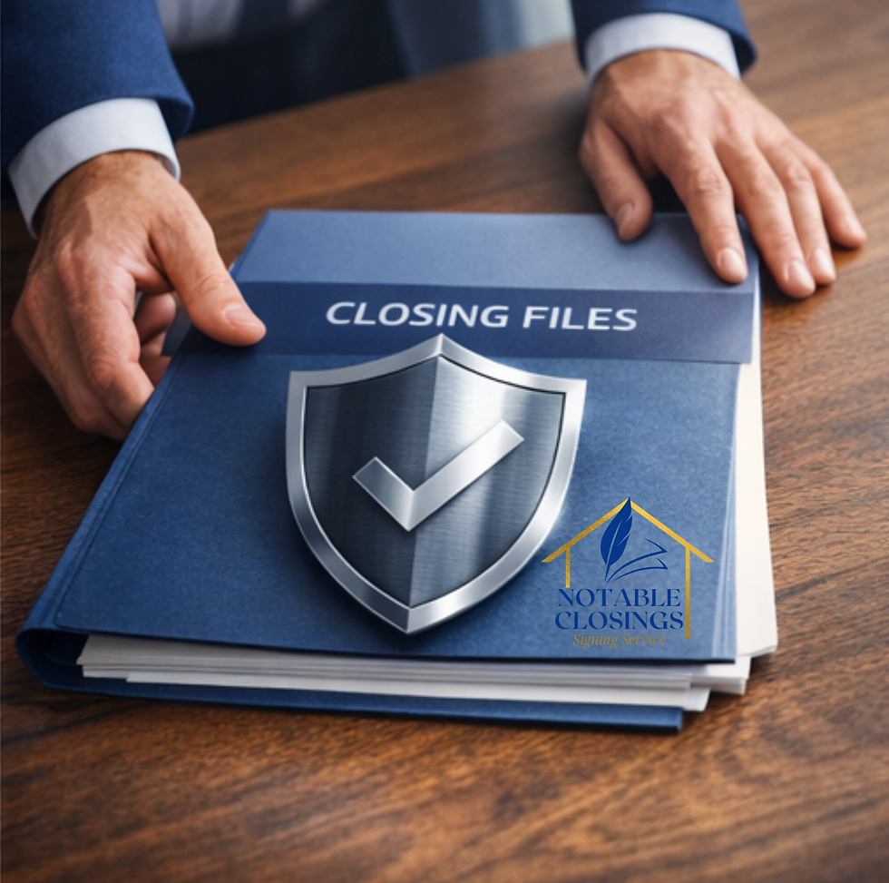 A shield icon layered over a closing folder