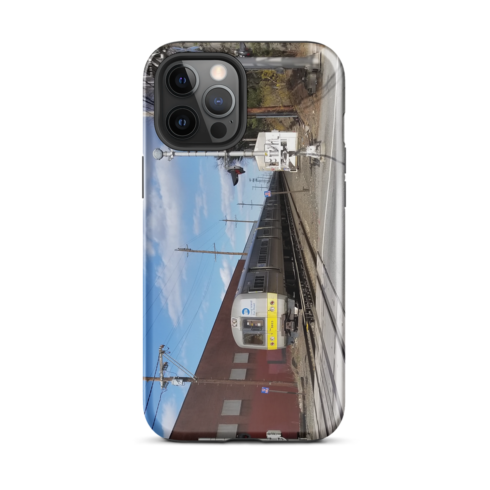 Thumbnail: LIRR M3 Crossing New Hyde Park Road Tough Case for iPhone®