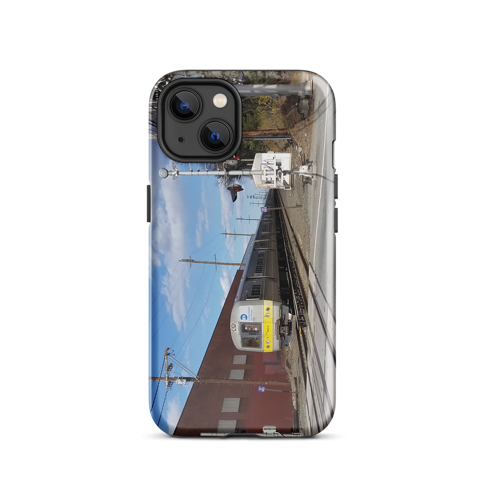 Thumbnail: LIRR M3 Crossing New Hyde Park Road Tough Case for iPhone®