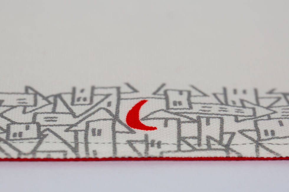 Thumbnail: dettaglio disegno del bordo della tovaglietta