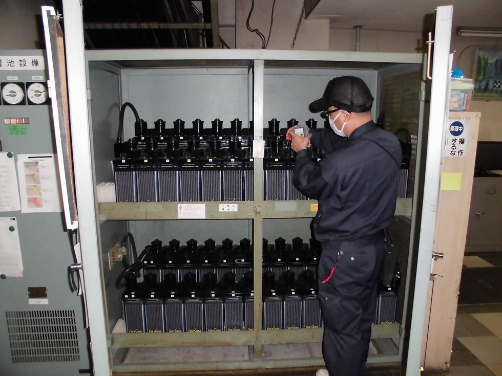 非常電源（蓄電池設備）点検状況2