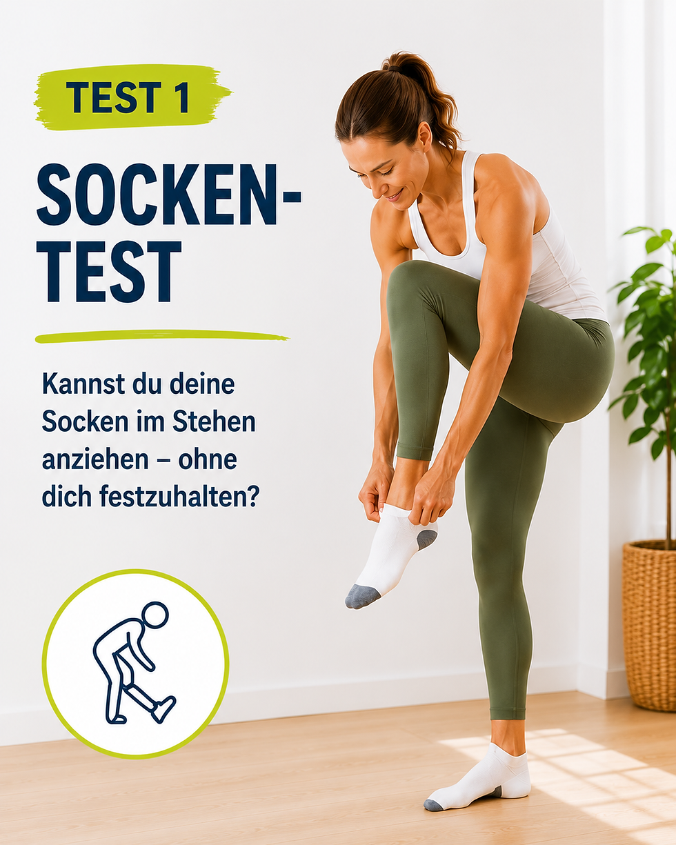 Wie fit bist du wirklich? 4 einfache Alltagstests für Kraft, Balance und Mobilität