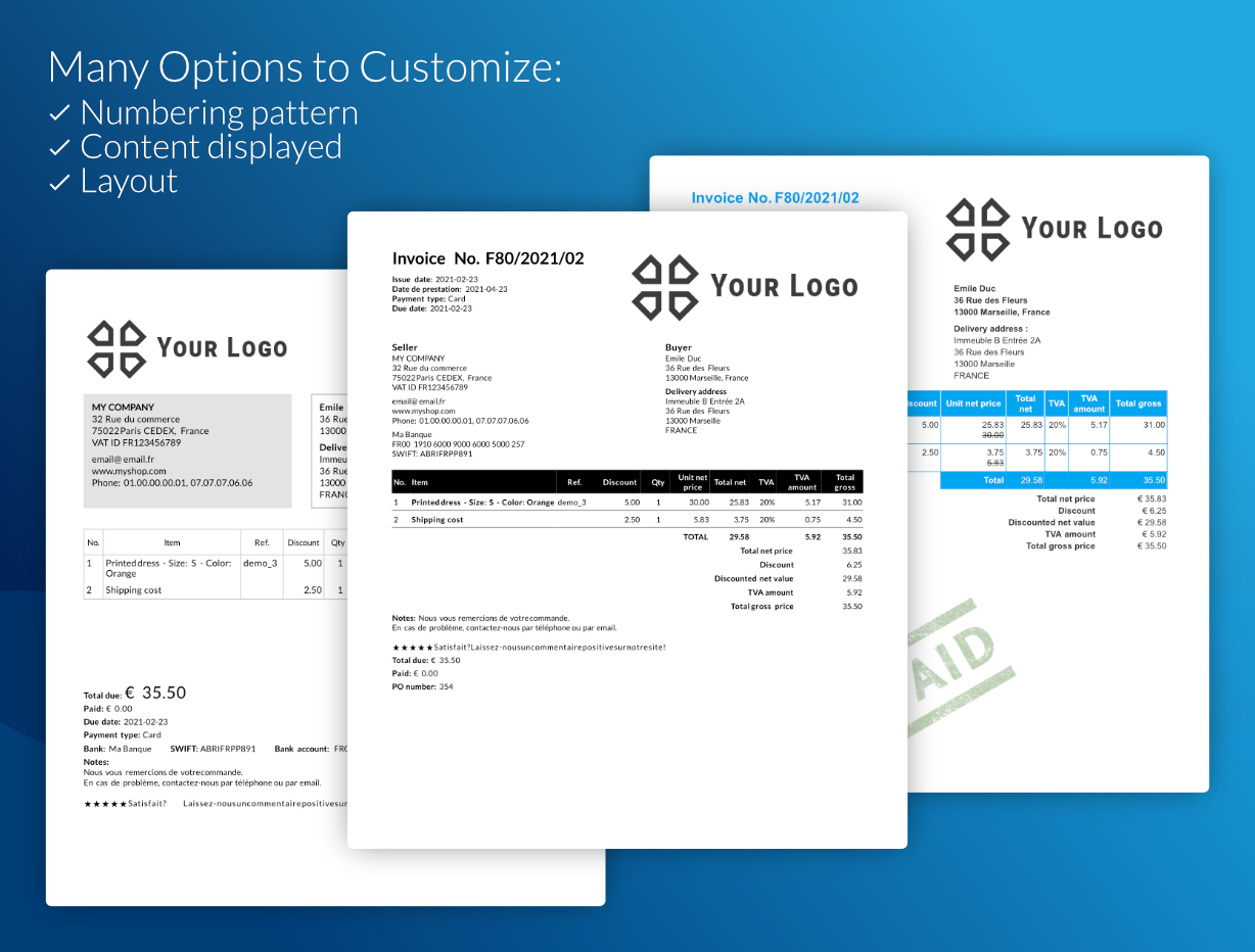 wix invoices