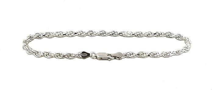 Rope Armbånd 6mm — La Lux Oslo, 925 Sølv