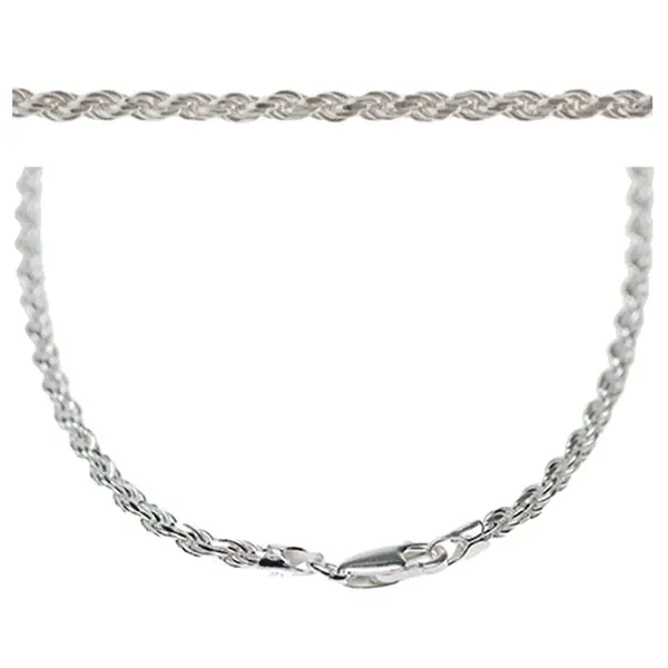 Rope Chain 4mm — La Lux Oslo, 925 Sølv