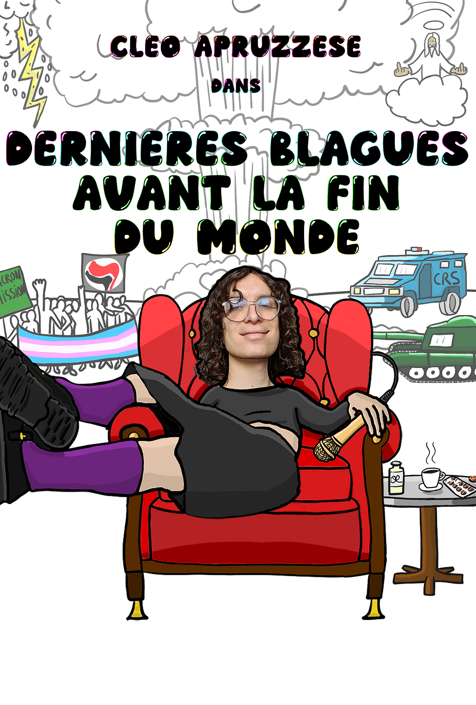 Cléo Apruzzese dans « Dernières blagues avant la fin du monde »