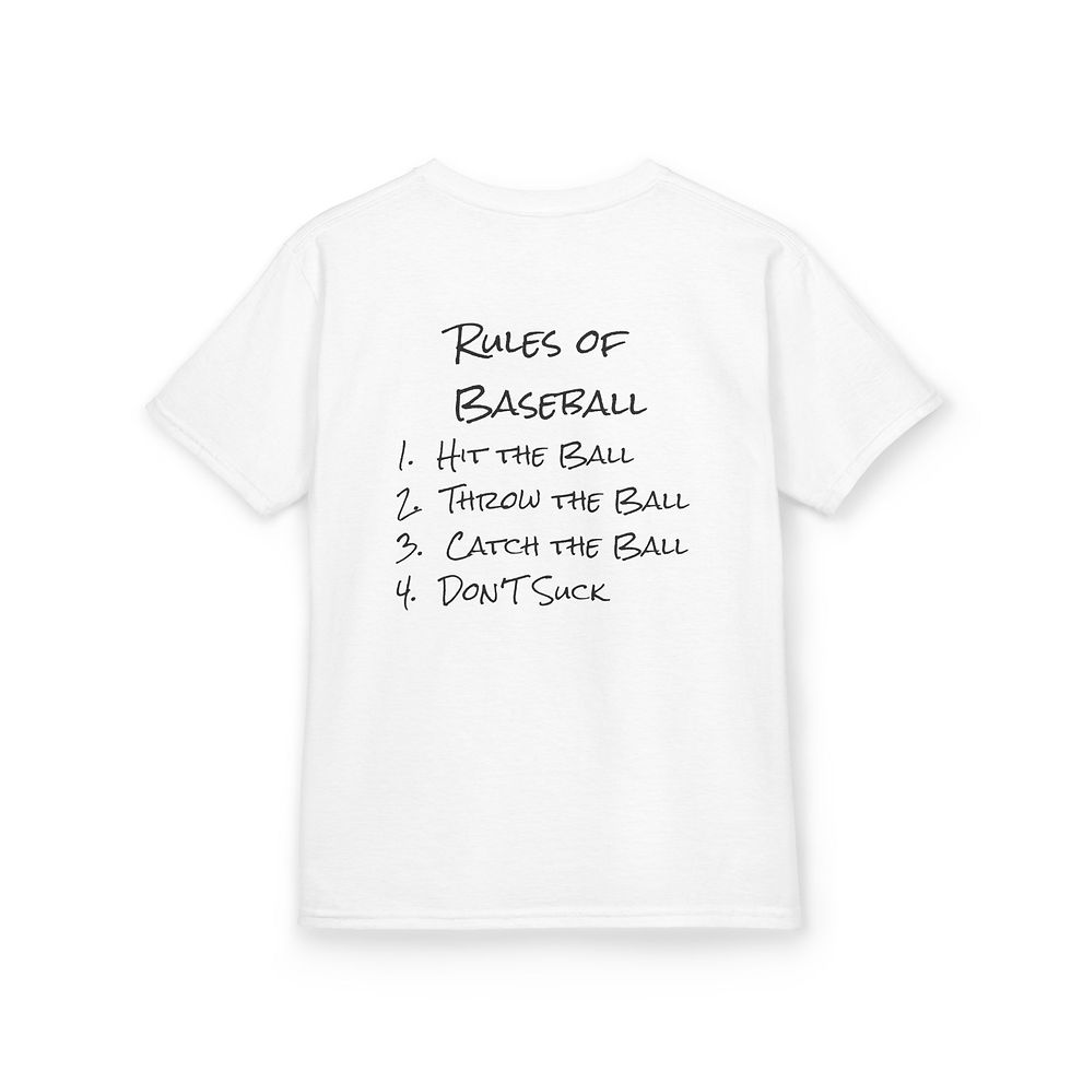 Thumbnail: 10U- Don't Suck Baseball Rules