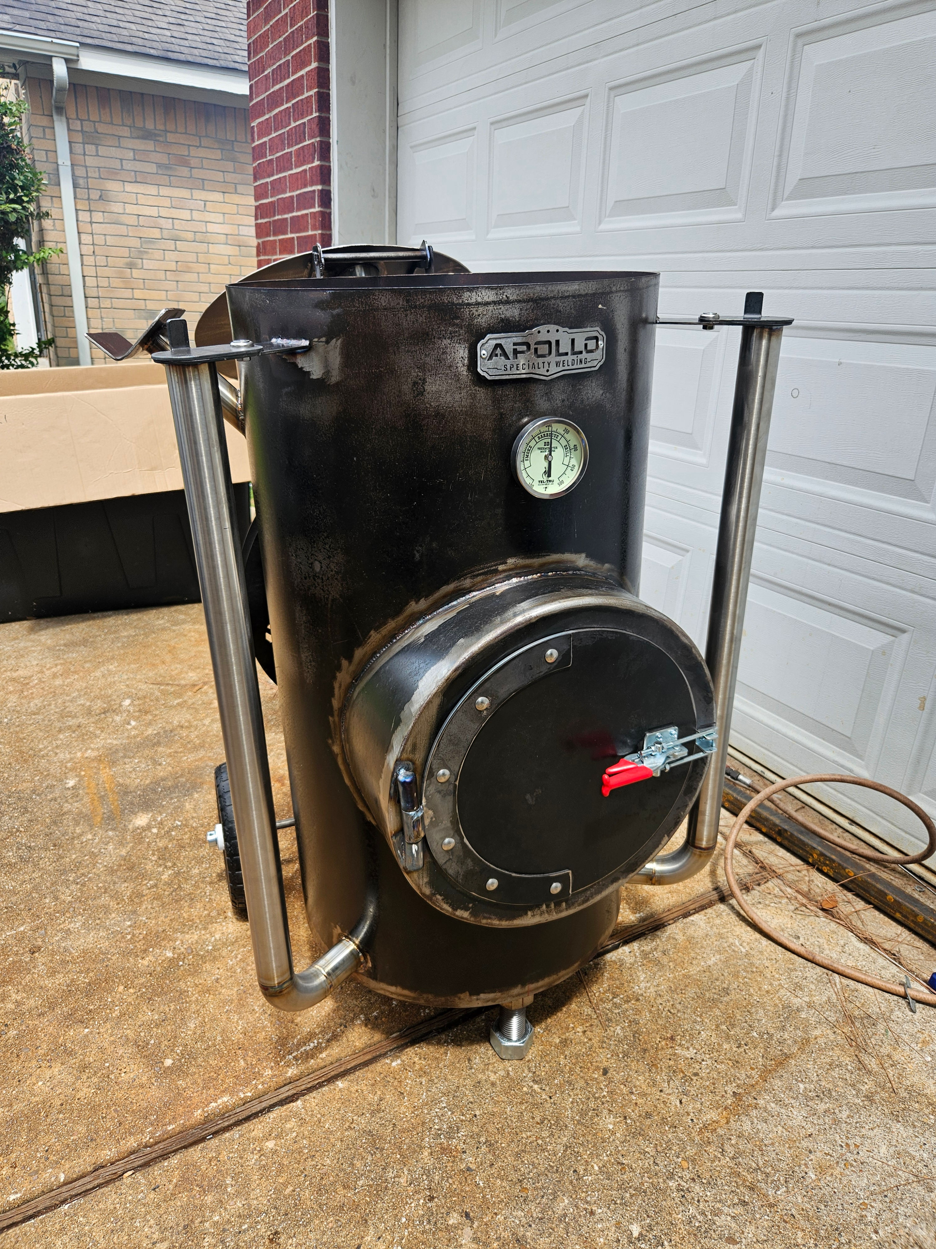 Deluxe Barrel Smoker