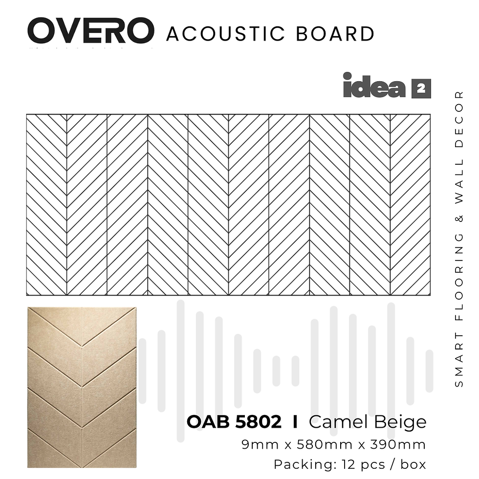 Thumbnail: OVERO Acoustic Board - OAB 5802 - Camel Beige