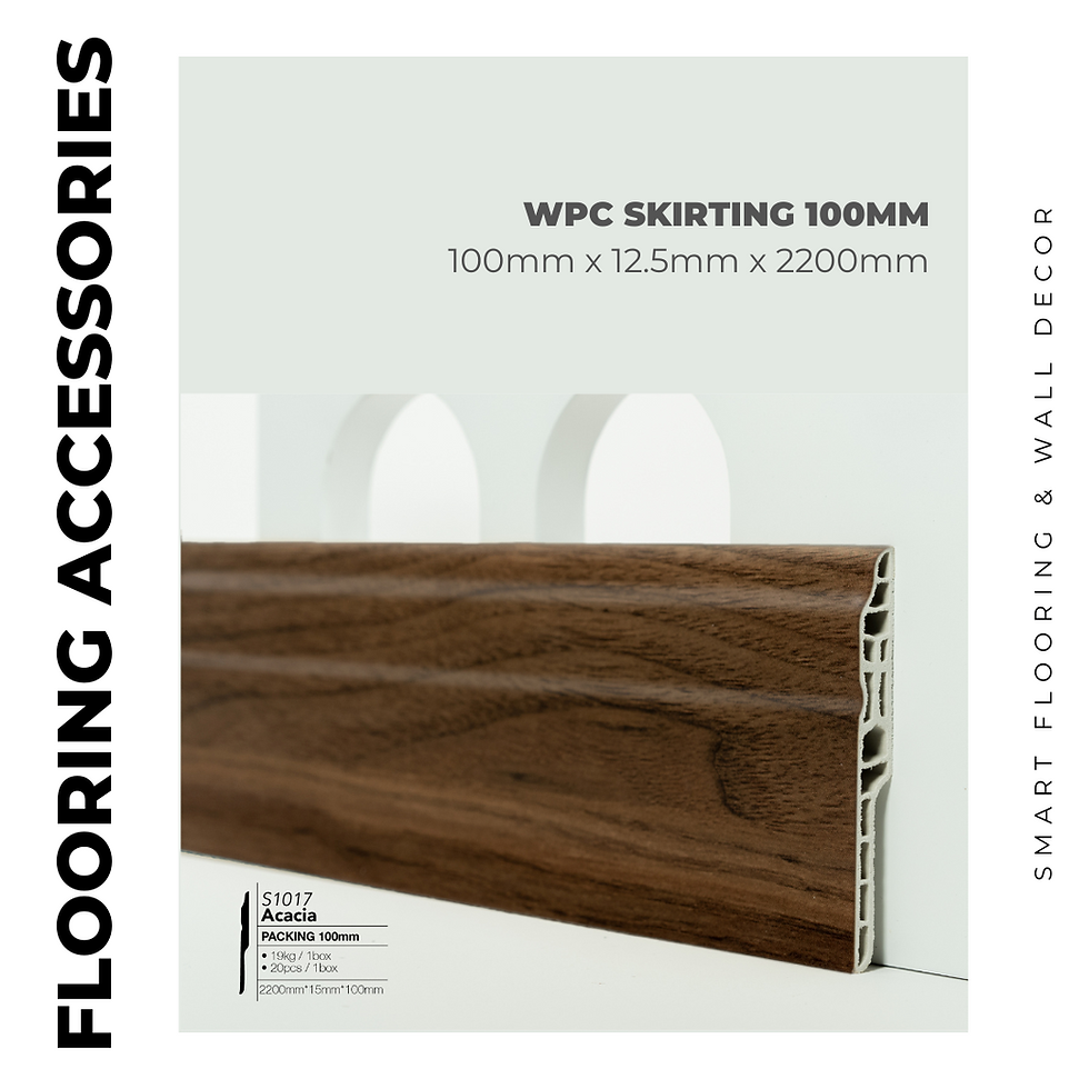 Thumbnail: WPC Wall Skirting 100mm