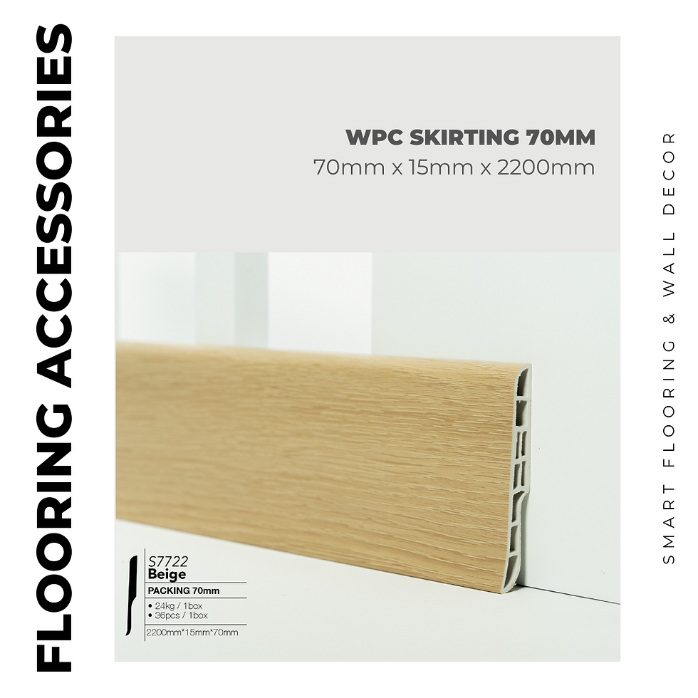 Thumbnail: WPC Wall Skirting 70mm