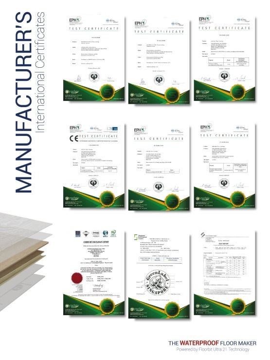 Thumbnail: WATERBLOCK Herringbone Laminate Flooring (12.6mm) HB-12-05