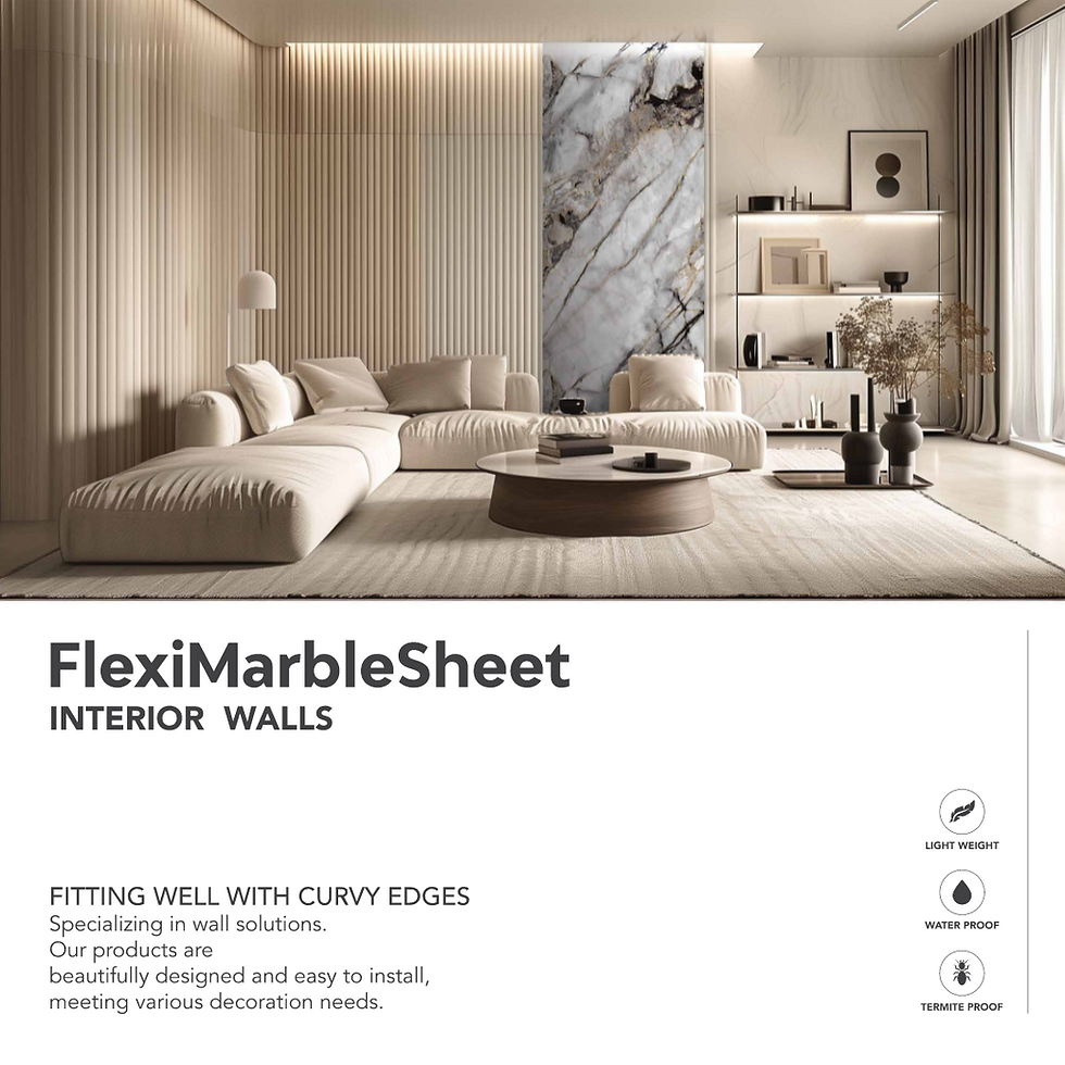 Thumbnail: Flexi Marble Sheet - Wave Texture - FM 3001