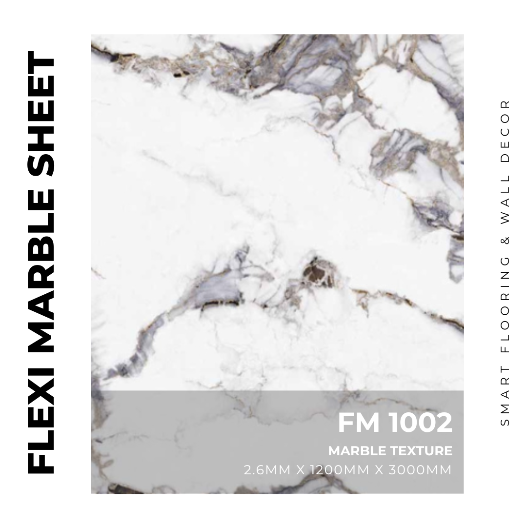 Flexi Marble Sheet - Marble Texture - FM 1002
