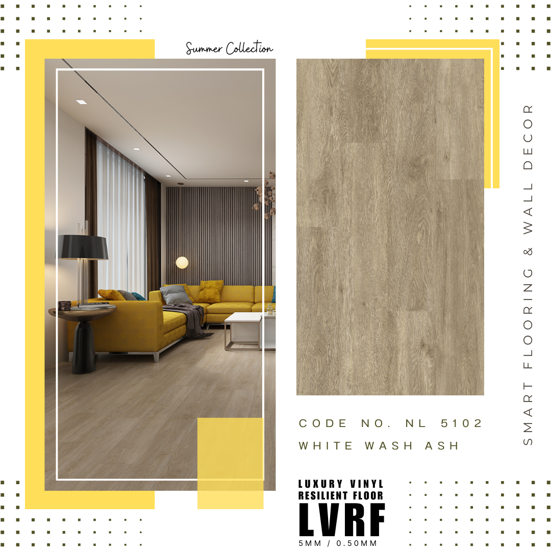 NATURE LIVING Luxury Vinyl Resilient Floor LVRF (5mm) - NL 5102