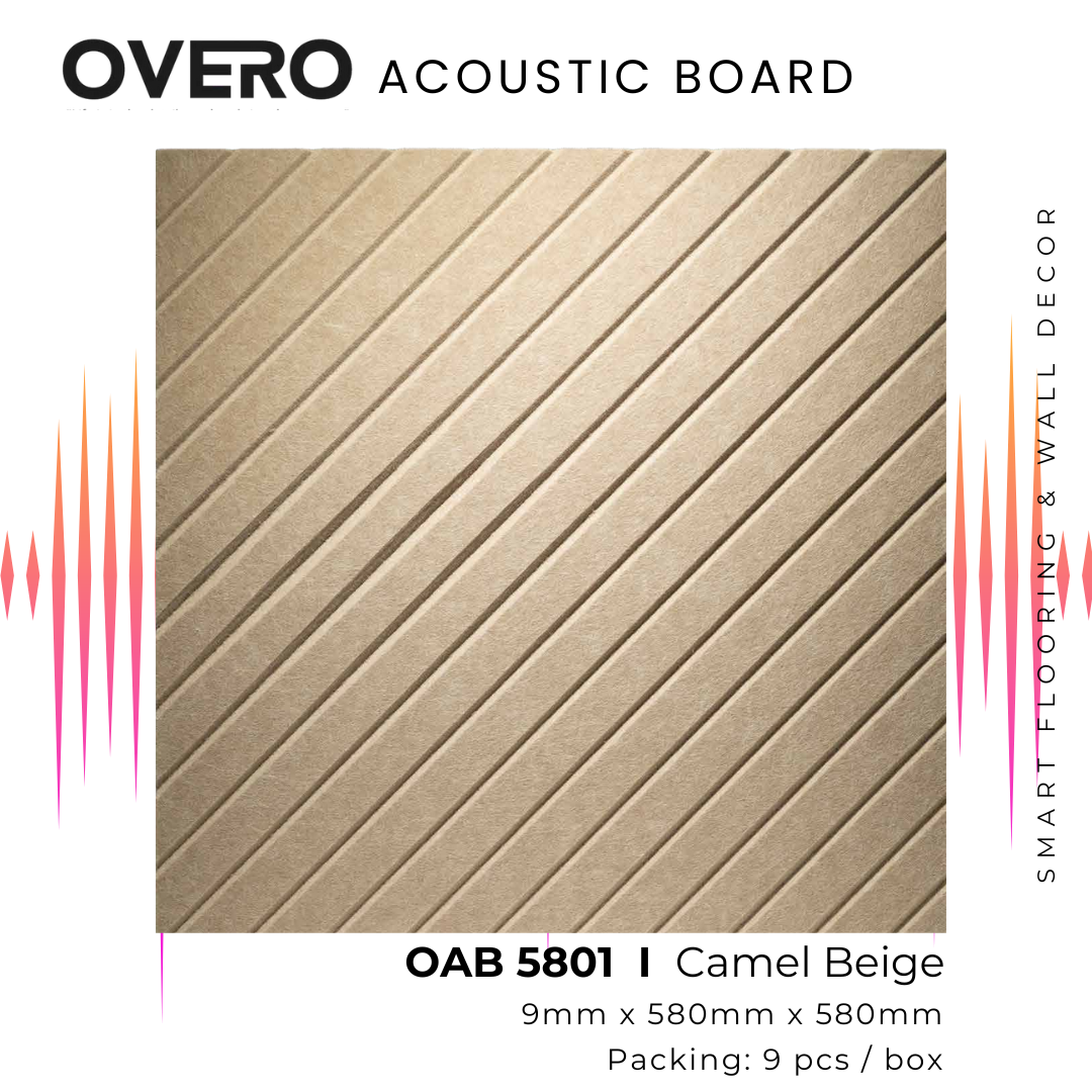 OVERO Acoustic Board - OAB 5801 - Camel Beige