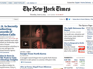 The Defector Op Doc on the Front Page of the New York Times!