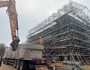 Scaffolding a Grade I Listed Building