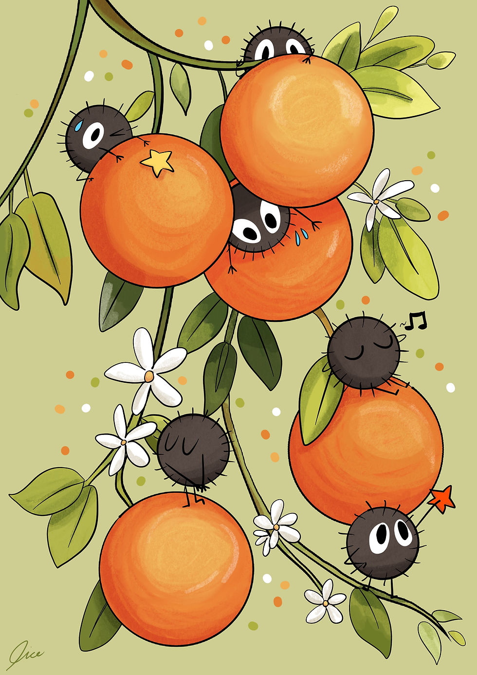 Sprites and Oranges