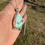 Thumbnail: Pretty Pale blue Hubei turquoise necklace